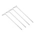 Petri Dish Set: Stainless Steel Cell Spreading for Laboratory Supplies, 4 pcs, Wide 4cm/1.6inch