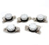 Xiaoyztan 5Pcs 120 Celsius Normally Closed Thermostat Disc, 250V 10A Temperature Control Switch