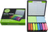 Cute Paper Boxed Self Sticky Notes Set, 2000 Pages Colorful Tape Flags, Arrow Flags, Memo Pads, 12 Colors with Holder