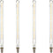 T300 Dimmable Vintage LED Edison Bulbs, 6W (40W Equivalent), Warm White 2300K, E14 Small Base, 4 Pack