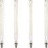 T300 Dimmable Vintage LED Edison Bulbs, 6W (40W Equivalent), Warm White 2300K, E14 Small Base, 4 Pack