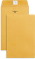 Clasp Envelopes, 6" x 9" Envelopes, Gummed Flap With Metal Clasp Closure, Perfect For Office, Home And School Use, 28Lb Brown Craft Envelopes - 6" x 9" - 5 Envelopes Per Pack by The Office-Pros