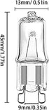 G9 Bulb 20W T4 Bulb 180 Lumen120 G9 Bulbs 2700K Pack 10 Halogen JD Type Volt Lamp Base Bi Pin Halogen House Hold