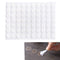 Teensery 210 Count Transparent Double-Sided Tape Stickers Round Acrylic No Traces Adhesive Creative Waterproof Small