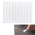 Teensery 210 Count Transparent Double-Sided Tape Stickers Round Acrylic No Traces Adhesive Creative Waterproof Small