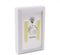 UrbanHui Adjustable Brightness COB LED Wall Light For Kitchen, Cabinet, Garage Battery Powered,
