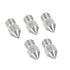 uxcell 5pcs 3D Printer Nozzle Stainless Steel MK8 Nozzle M6 for 1.75mm 3D Printer (0.2mm, 0.4mm, 0.6mm, 0.8mm, 1mm)
