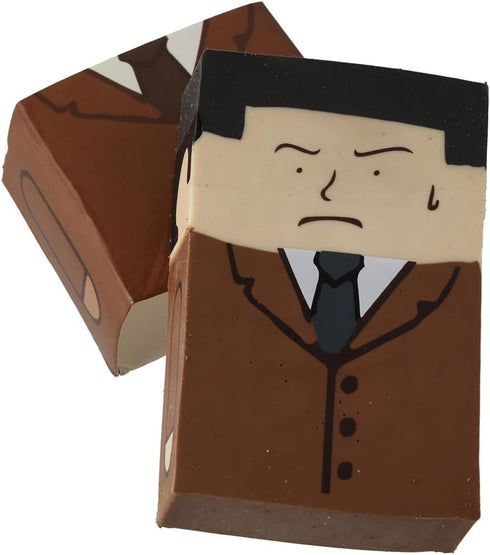 okhobby Standard Pencil Erasers - Novelty Desk Companion, 1 pc The Salaryman Eraser