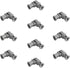 MOC Light Grey Universal Joint 3L Connector Coupler Shaft Building Blocks-61903-62520c01 for