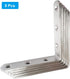 5 Pcs Stainless Steel Corner Brace L Bracket, 3 x 3 inch Heavy Duty 90 Degree Joint with Screw