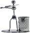 AUTULET Creative Office Desktop Accessories Musical Instrument Metal Pen Pencil Holder Children Toy