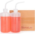 stonylab Chemical Wash Bottle, 6-Pack Plastic Safety Lab Squeeze Wash Bottle, 500 ml with Narrow Mouth