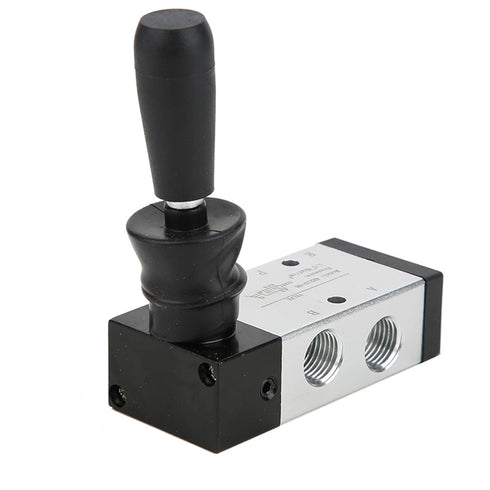 Pneumatic Manual Control Valve 5 Port 2 Position Hand Lever Valve 0~0.8Mpa for Industrial Control Systems