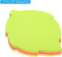 PATIKIL 3.5 x 2.7 Inch Leaf Shape Sticky Notes, 12 Pads, Cute Self-Stick Memo Pads, 100 Sheets/Pad