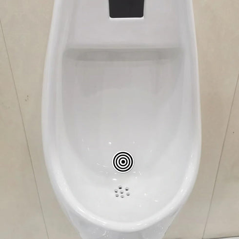 Limarqabel 27 1.5 Inch Pcs Toilet Target Aiming Stickers Potty Training Stickers Black Bullseye Target Sticker