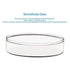 stonylab Glass Petri Dish, 90x20 mm Autoclavable Borosilicate Glass Cell Culture Dish with Clear Lid