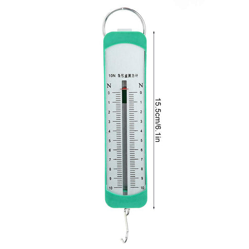 Newton Force Meter Spring Scale, Pull-Type Hanging Spring Dynamometer Mechanical Instrument for Measuring Mass