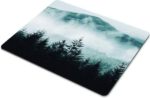 Smooffly Custom Misty Mountains Gaming Mouse Pad - Non-Slip Rubber Rectangle Mousepad for Computers 9.5 X 7.9 Inch