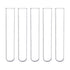 10pcs 60ml Glass Test Tubes, 25x150mm Borosilicate Glass for Scientific Experiments and Decorations