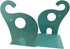 Winterworm Adorable Elephant-Themed Nonskid Desk Bookends (Blue Green)