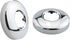 ITROLLE Shower Arm Flange 2PCS Chrome Plated Stainless Steel 2 Inches Round Arc Escutcheon Plate for Shower Heads