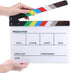 Hilitchi Acrylic Plastic Slate, 25x30cm/10x12" Dry Erase Director's Film Clapboard with Color Sticks