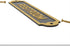 Renovators Supply Manufacturing Solid Brass Restroom Sign, 10 3/4 In. X 2 1/8 In., Lacquered Finish with Mounting