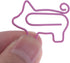 EORTA 50 Pieces Paperclips, Pink Pigs Shaped Metal Clips, Cute Cartoon Animals for Bookmarking, Scrapbooking