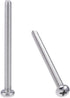 uxcell M4x50mm Machine Screws - Pan Phillips Cross Head Stainless Steel Fasteners, 20Pcs
