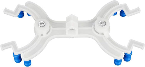 StonyLab Adjustable Double Burette Clamp - Spring Loaded Butterfly Style Lab Accessory