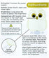 Cute Owl Kids Night Light,USB Rechargeable Cute Animal Lamps,Creative Symphony Night Light Children Feeding Light at