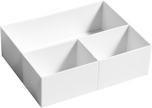 Generic Countertop 3 Desktop Storage Organizer Desktop Storage Box Pen Pencil Card Holder Divider Grid Tea Milk Bags