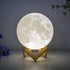 BRIGHTWORLD Moon Lamp Moon Night Light 3D Printed 7.1IN Lunar Lamp for