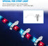 WokHok 100 Pack 10mm IP65 5050 Fixing,100 Strip Light Mounting Bracket,Transparent Fixing Clips for Wide Waterproof LED