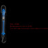 Spring Scale TAODAN, 5PCS 5 Sizes Scientific Plastic Transparent Tubular Spring Balance, Hanging Tube Spring Scale