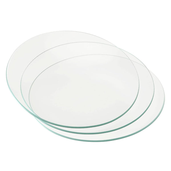 PATIKIL 150 mm Diameter Watch Glass, 3 Packs Beaker Cover for Laboratory, Smooth Edges Chamfered Arc