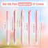 VideMundi 10 Count Set,Cute 0.5mm 10 Count Pastel Gel Ink Pen Note Taking Fine Point Retractable Black Ink Pens