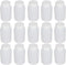 Othmro 15Pcs 100ml Wide Mouth Plastic Empty Lab Cylindrical Chemical Reagent Bottle, Sealing Liquid Storage Container