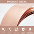 BENECREAT 6.56 FT Copper Sheet Roll, 2" Width 26 Ga, Pure Copper Strip for DIY Projects, Unplated Metal Foil