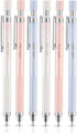 Cherry Mechanical Pencil Set, 6 pcs 0.5 mm Pencils with 6 Pack HB Leads for Writing and Drawing