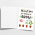 Jyvaxi Sweet Thank You Card for Teacher Teacher Appreciation Card Teacher's Day Gift Ideas Funny Thank You Cards