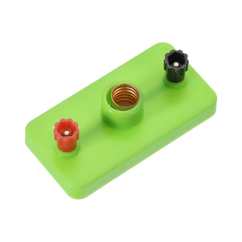 PATIKIL Mini Bulb Socket - 10 Pcs Bulb Holder Lamp Base for Physics Laboratory Electrical Experiments