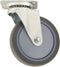 Titan 5" Gray Thermoplastic Rubber (TPR) Swivel Caster, 350-lb. Capacity