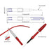 13pcs 4mm Banana Plug Test Leads Kit, Digital Electrical Test Probes Set with Alligator Clips and Wire-Piercing Back