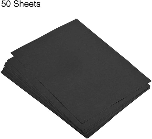 50 16.5 11.7 Inch 80gsm MECCANIXITY Sheets Colored Copy Paper x Printer Paper Black for Office Printing, Document