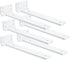 Floating Shelf Brackets 8 inch 6 Pack L Brackets for Shelves White
