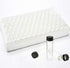 Pack of 100 Glass Vials, Clear with Black Phenolic Screw Caps (4ml)