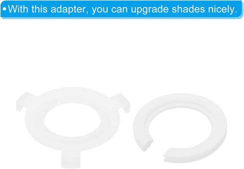 E27 E14 12pcs PATIKIL to Lamp Shade Rings, Lampshade Adapter Reducing Rings Converters Light Holder for Table Floor