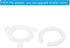 E27 E14 12pcs PATIKIL to Lamp Shade Rings, Lampshade Adapter Reducing Rings Converters Light Holder for Table Floor