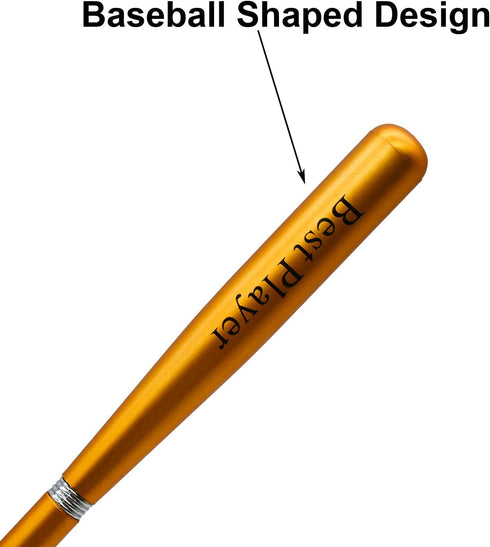Maydahui 30PCS Baseball Ballpoint Pens, Cool Sports Baseball Bat Pens, Blue Ink for Team Associations, School Supplies